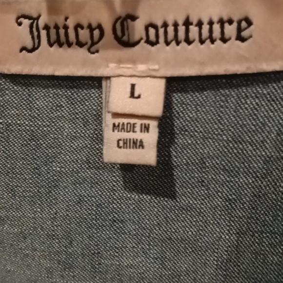 Juicy Couture Tops - FINAL PRICE NWOT Juicy Couture blue denim l/s shirt w gold buttons Lg